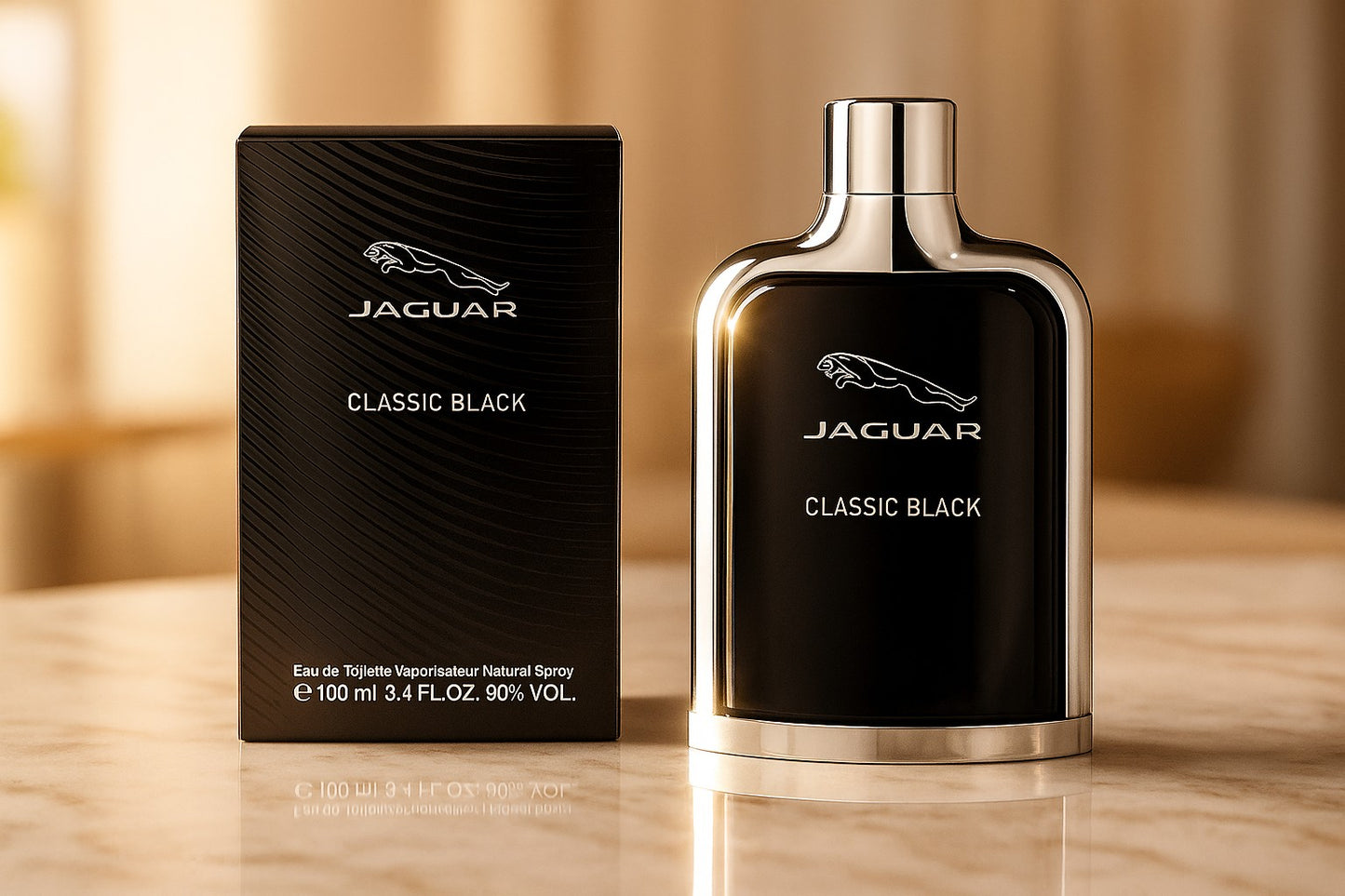 Jaguar Classic Black Eau de Toilette for Men 100 ml