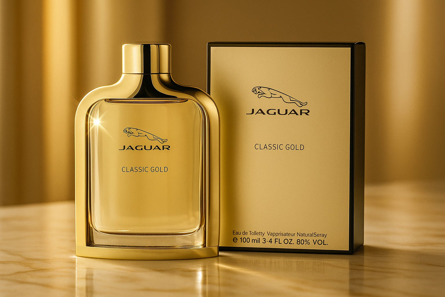 Jaguar Classic Gold Eau de Toilette for Men 100 ml
