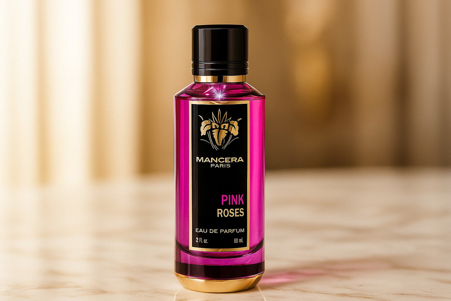 Mancera Pink Roses Eau de Parfum for Women 60 ml